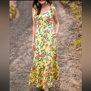 Kiel James Patrick - Flower Garden Midi Dress - Size 14 - Like New 👗✨